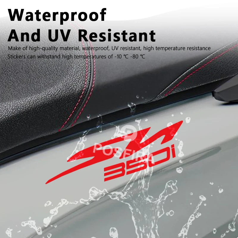 Honda SH 350i Sticker Seti | 2021-2025 Yan Grenaj Logosu (2 Adet) - Sticker Master