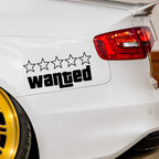 Sticker Master Wanted Araba Komik Çıkartmalar Oto Vinil Film GTA Çıkartmaları Araba Tampon Pencereleri Motosiklet Dizüstü Bilgisayar Duvarları Araba Aksesuar