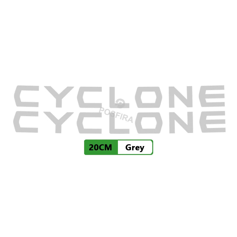 Cyclone Uyumlu Logo Sticker | Yan Grenaj - Sticker Master