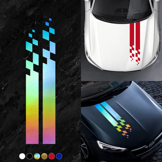 Sticker Master Universal Kaput Spor Şerit Plaid Sticker (2 Adet)