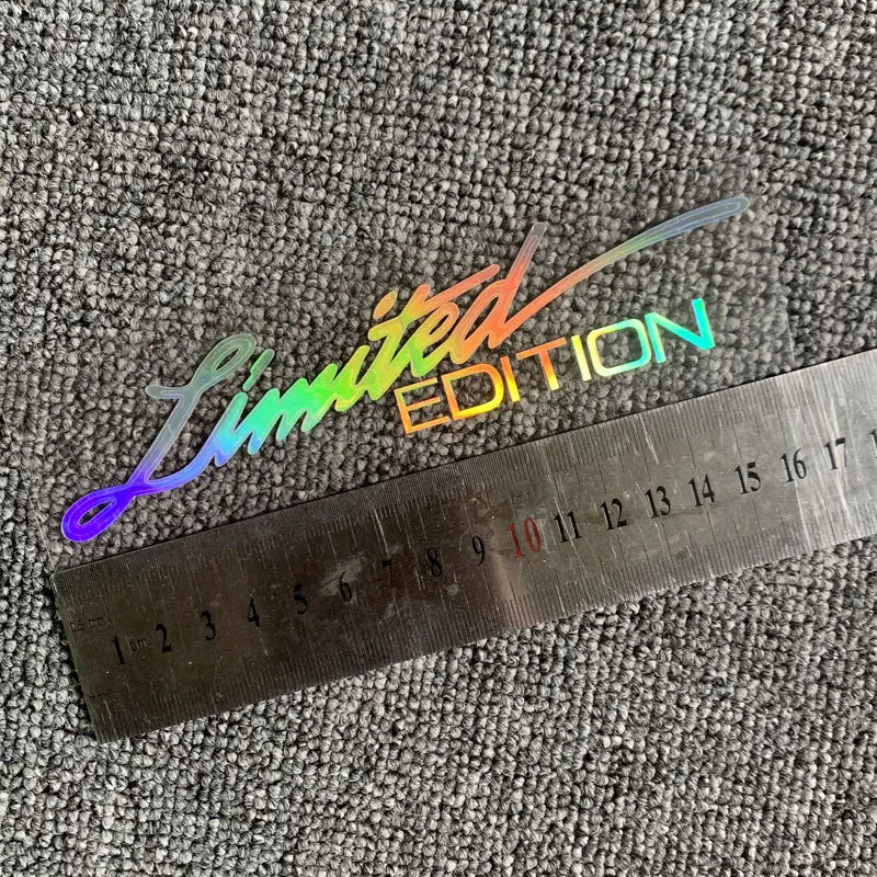 Sticker Master Limited Edition Araç Sticker (2 Adet) Etiket Araba Gövde Cam Dekor Su Geçirmez Sticker Motosiklet Çıkartmaları