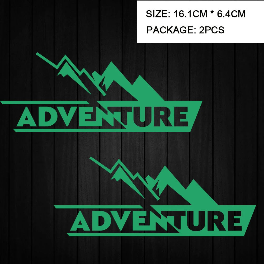 Adventure Motosiklet Sticker Seti Su Geçirmez | Sticker Master