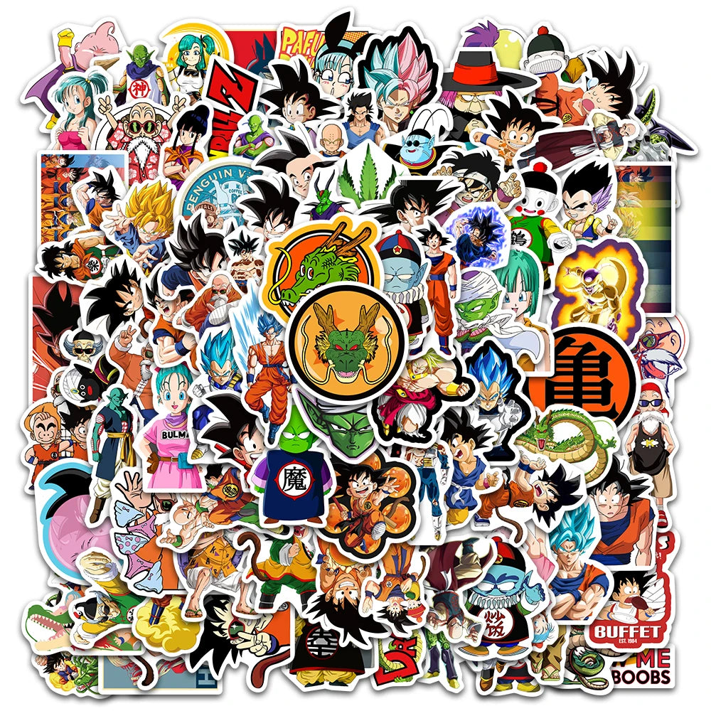 100’lü Dragon Ball Anime Sticker Seti | Sticker Master
