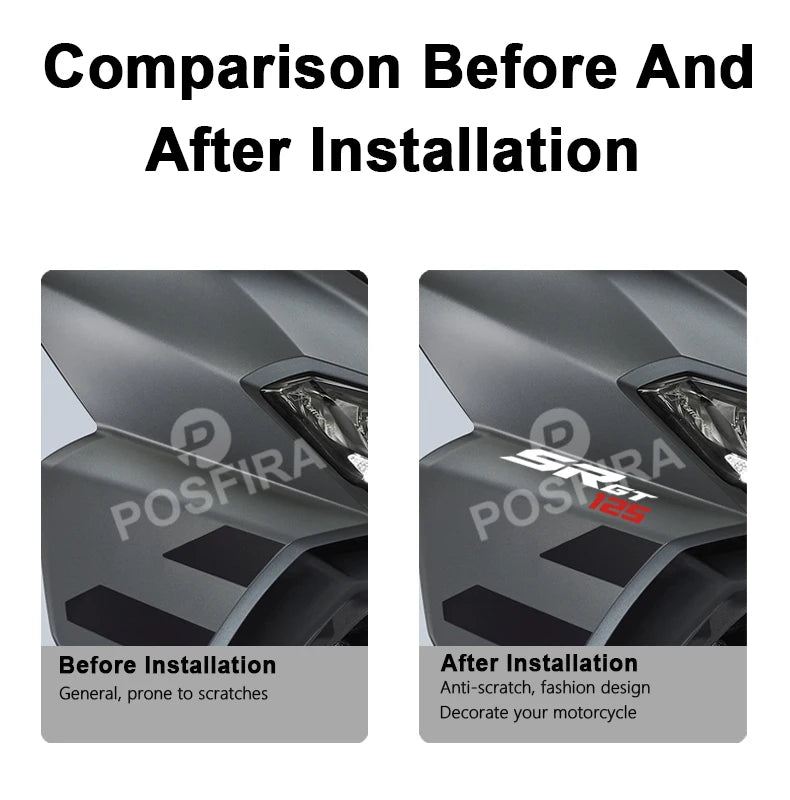Aprilia SR GT 125 Motorcycle Sticker Waterproof | Sticker Master