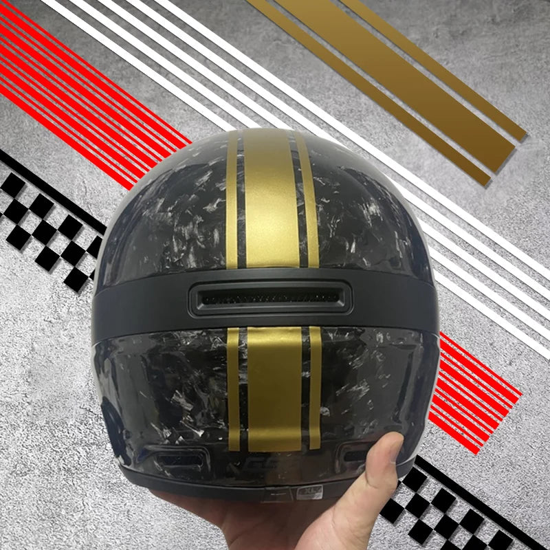 Sticker Master 50 Cm Çizgi Motor Sticker (Yakıt Deposu, Gövde, Kask)