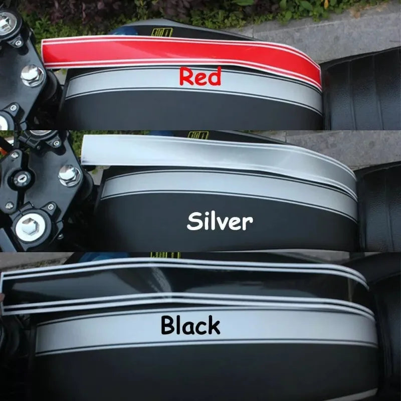 Sticker Master 50 Cm Çizgi Motor Sticker (Yakıt Deposu, Gövde, Kask)