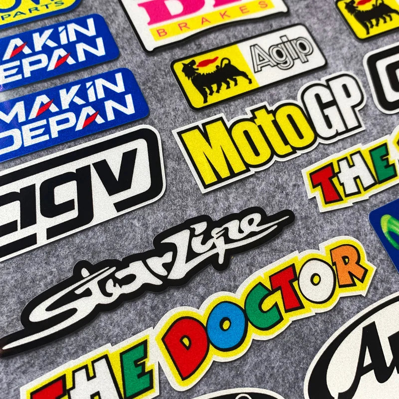 Sticker Master Motosiklet Çıkartmalar Uyumlu HONDA SUZUKI KAWASAKI BAJAJ Sticker Motor Araç Çıkartma Etiket