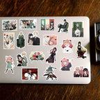 50’li Sevimli Spy x Family Anime Sticker Seti | Sticker Master