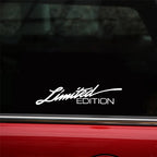 Sticker Master Limited Edition Araç Sticker (2 Adet) Etiket Araba Gövde Cam Dekor Su Geçirmez Sticker Motosiklet Çıkartmaları