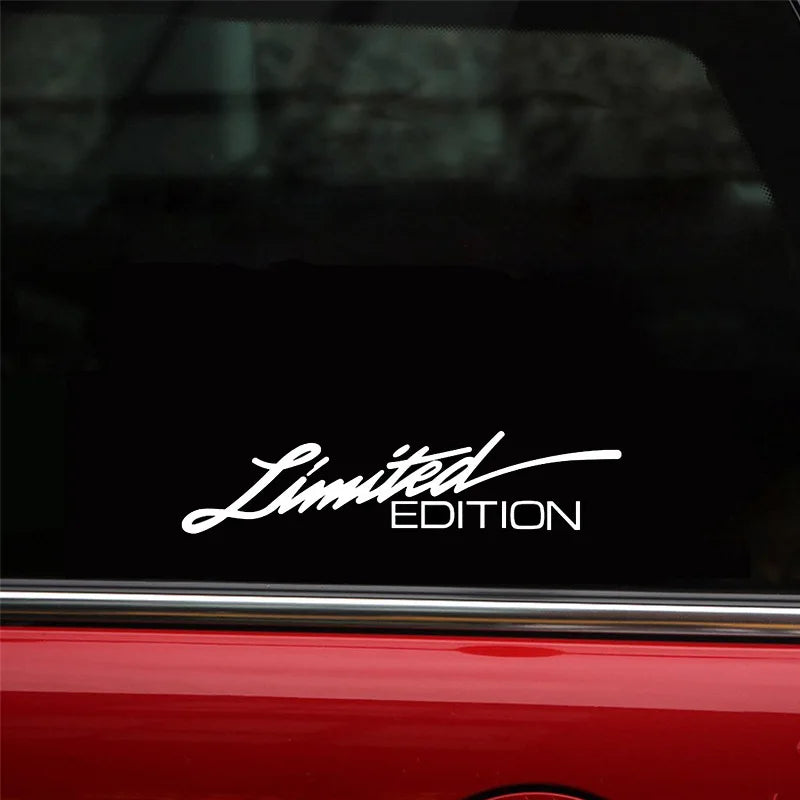 Sticker Master Limited Edition Araç Sticker (2 Adet) Etiket Araba Gövde Cam Dekor Su Geçirmez Sticker Motosiklet Çıkartmaları