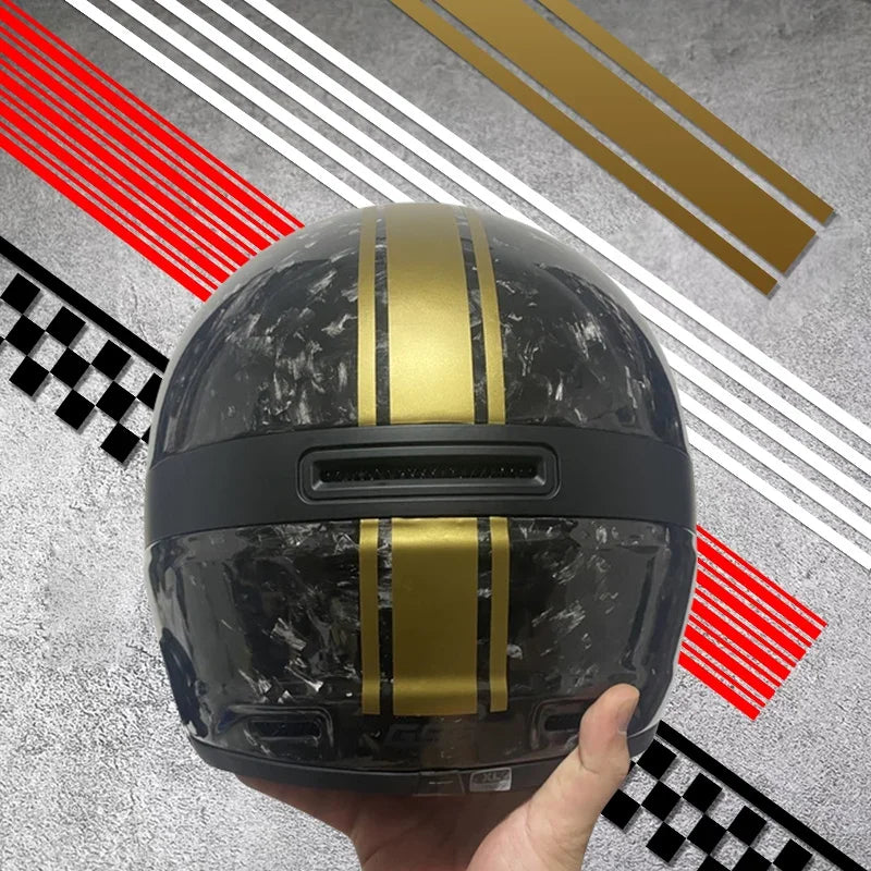 Sticker Master 50 Cm Çizgi Motor Sticker (Yakıt Deposu, Gövde, Kask)