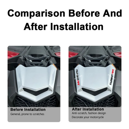 Can-Am Maverick X3 Turbo RR Sticker Seti | Yan Panel ve Kapı Logosu