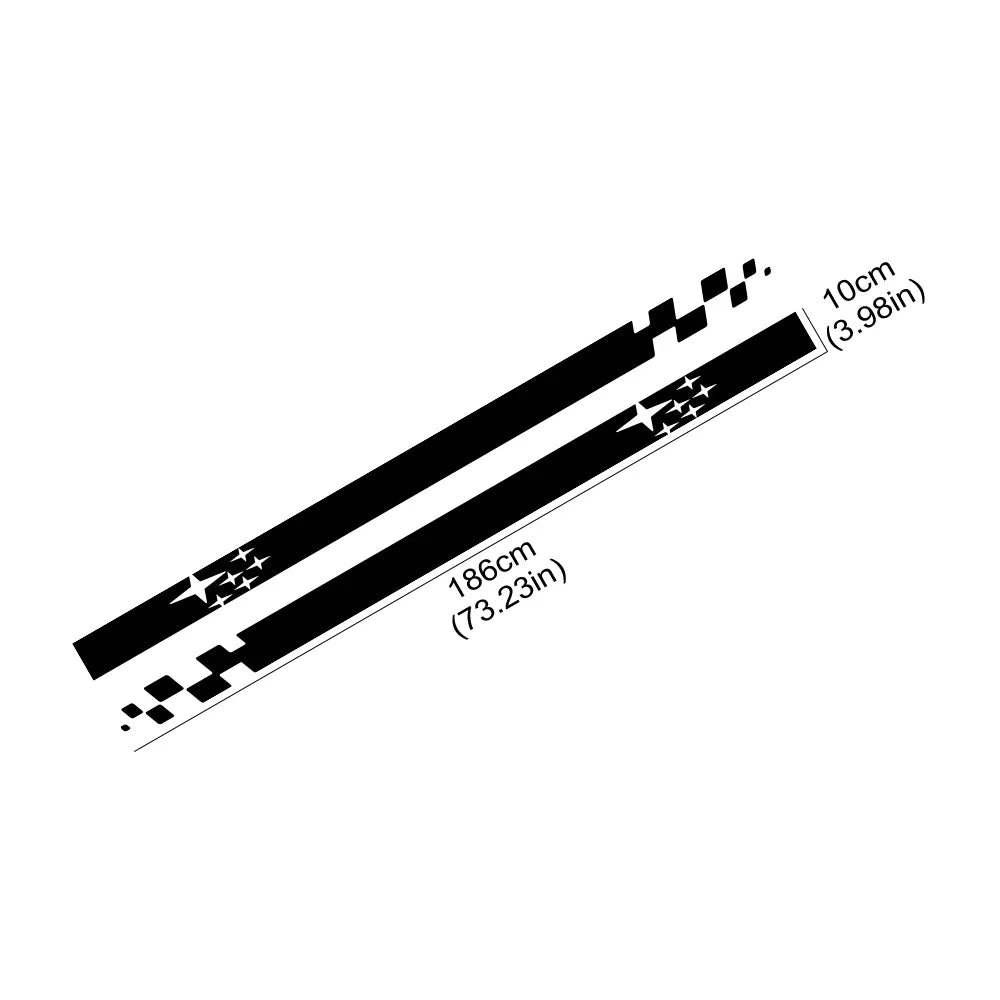 Sticker Master Subaru Impreza WRX STI Yan Kapı Şerit Sticker  GDB GVB 2018 2009 2008 2014 2002 2015 Oto Araba Etiket Yapıştırma(2 Adet)