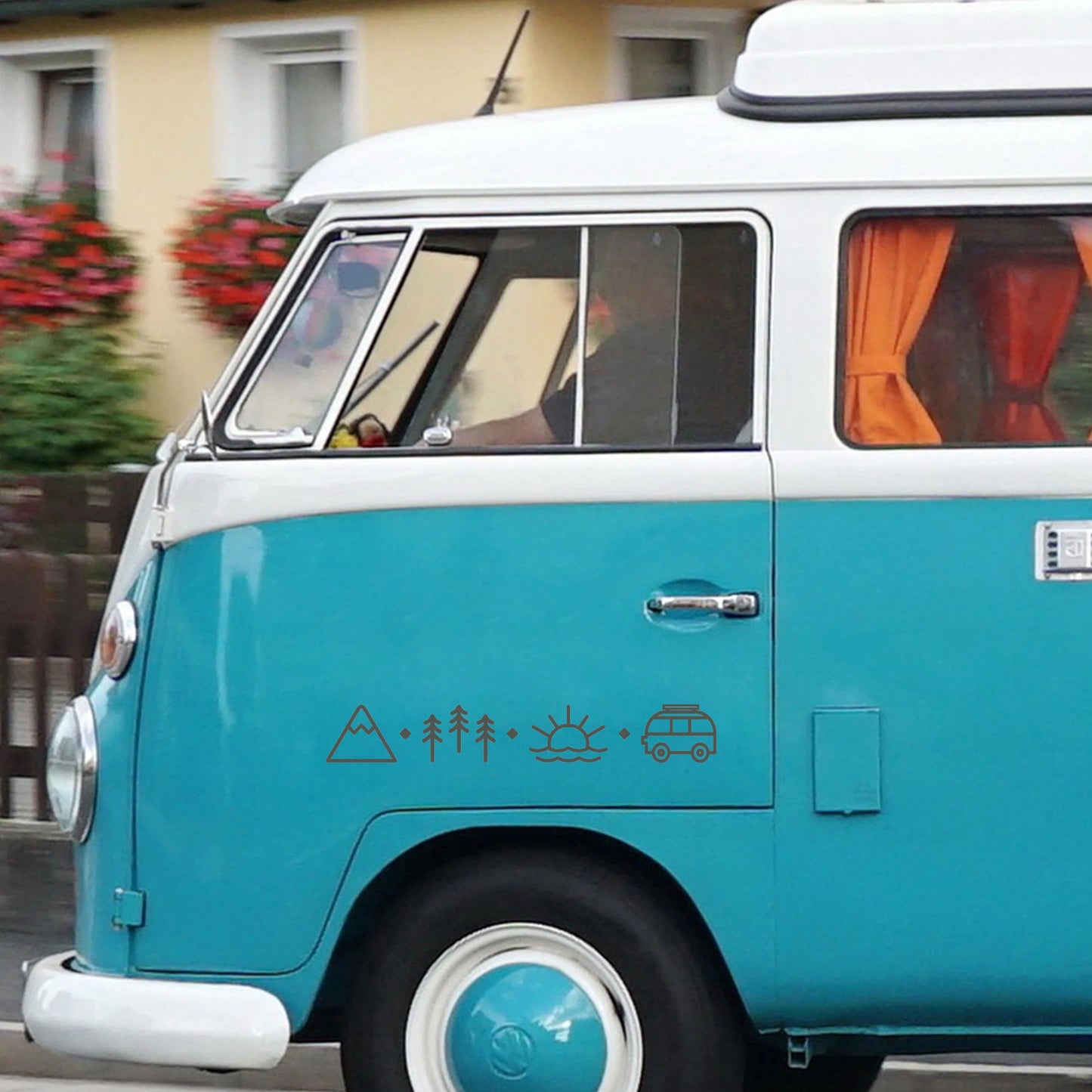 Sticker Master Doğa & Kamp Karavan Stickerı (Vanlife)