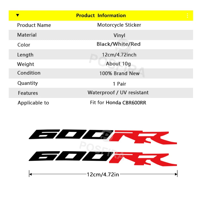 Honda CBR 600RR Sticker Seti | Sticker Master