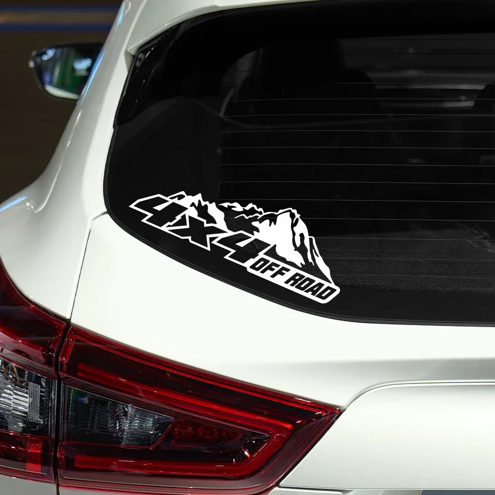 4x4 Off Road Dağ Macerası Sticker 21x7 Cm|Sticker Master