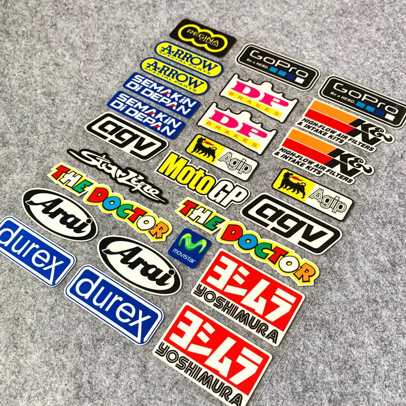 Sticker Master Motosiklet Çıkartmalar Uyumlu HONDA SUZUKI KAWASAKI BAJAJ Sticker Motor Araç Çıkartma Etiket
