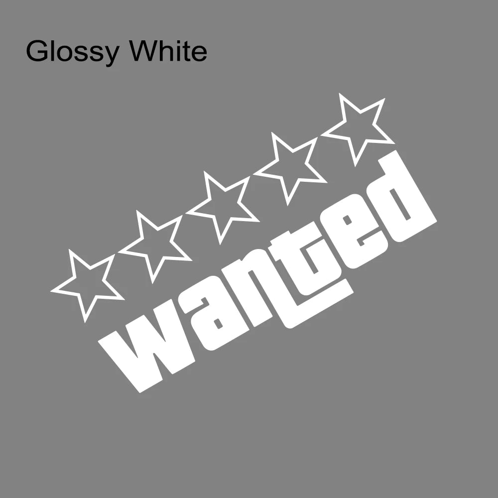 Sticker Master Wanted Araba Komik Çıkartmalar Oto Vinil Film GTA Çıkartmaları Araba Tampon Pencereleri Motosiklet Dizüstü Bilgisayar Duvarları Araba Aksesuar