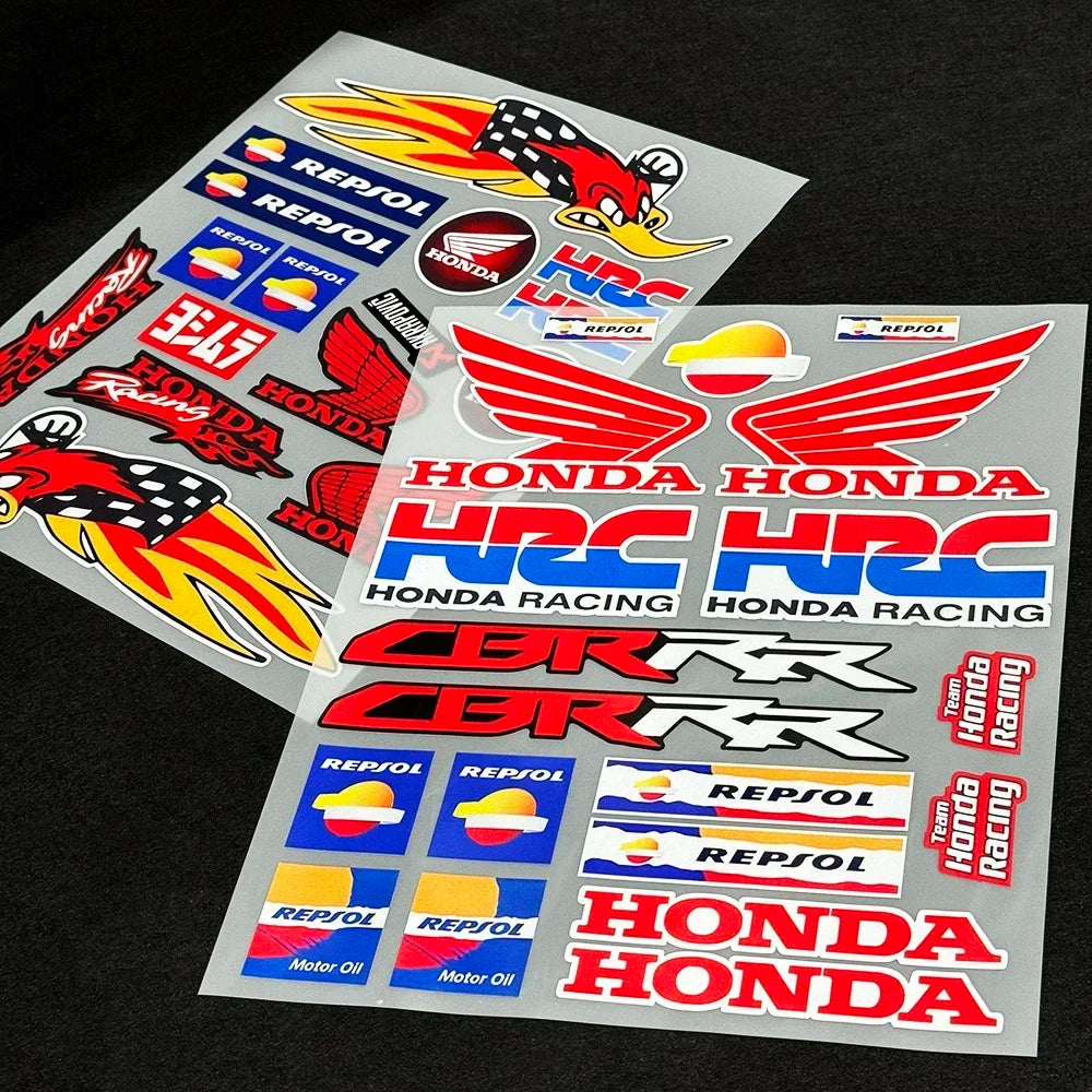 Sticker Master Honda CBR Gövde Kask Yakıt Tank Sticker Seti | Sticker Master