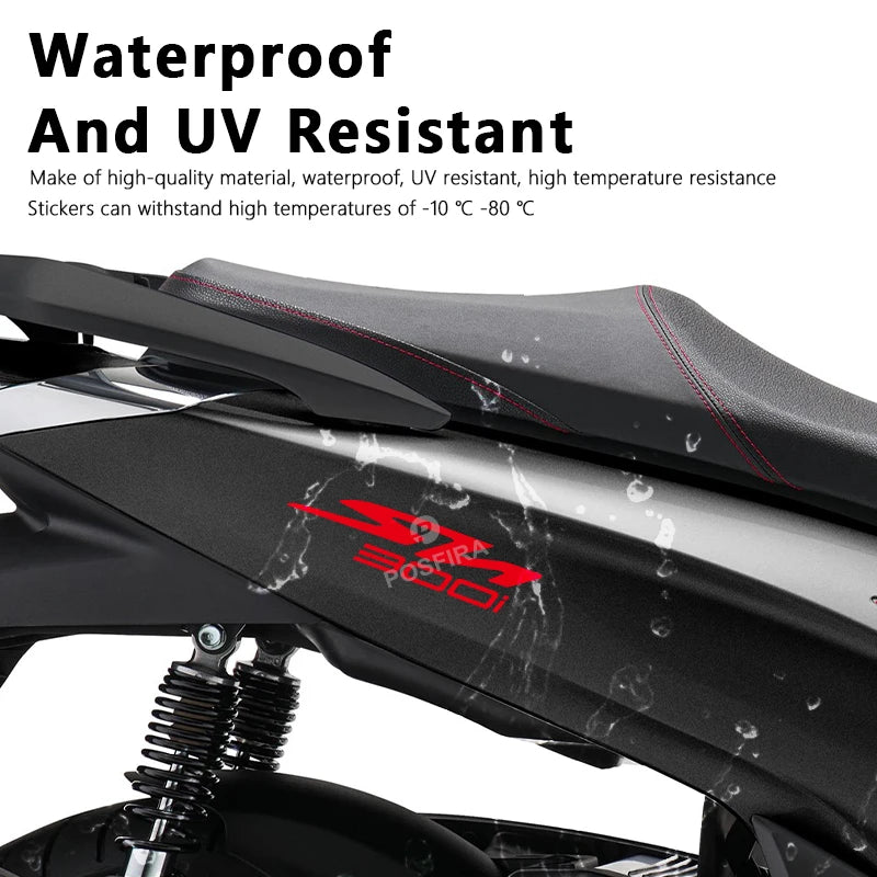 Honda SH 300i Sticker Seti | 2007-2021 Yan Grenaj Logosu 2 Adet - Sticker Master