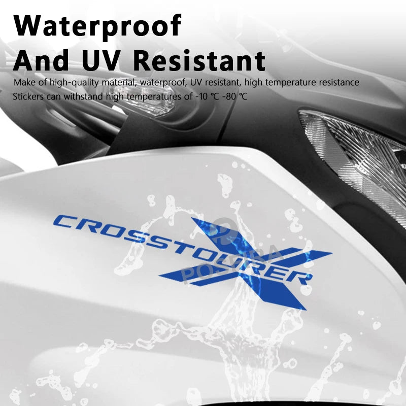 Honda Crosstourer VFR 1200X Sticker Seti | V4 Adventure Logosu - Sticker Master