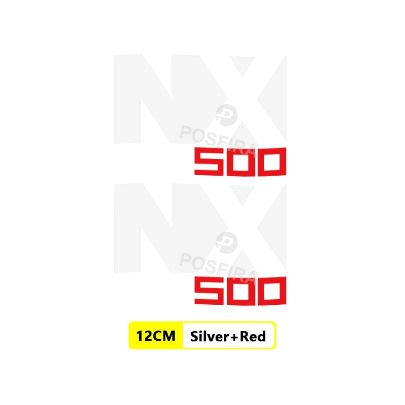 Honda NX 500 Sticker Seti | 2024-2025 Crossover Logosu (2 Adet) - Sticker Master