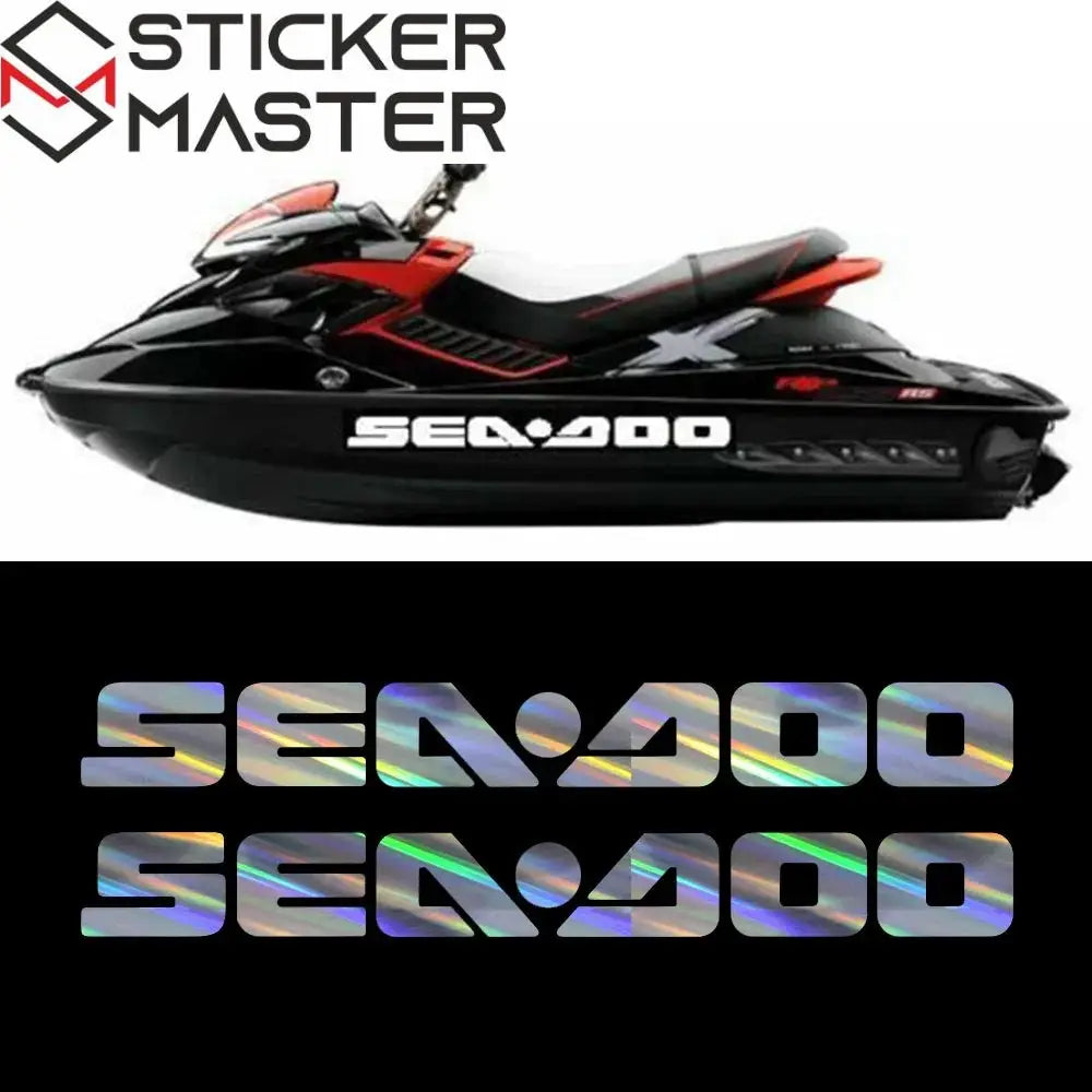 Sticker Master Sea-Doo Logo Sticker Seti Çıkartma Etiket - Sticker Master