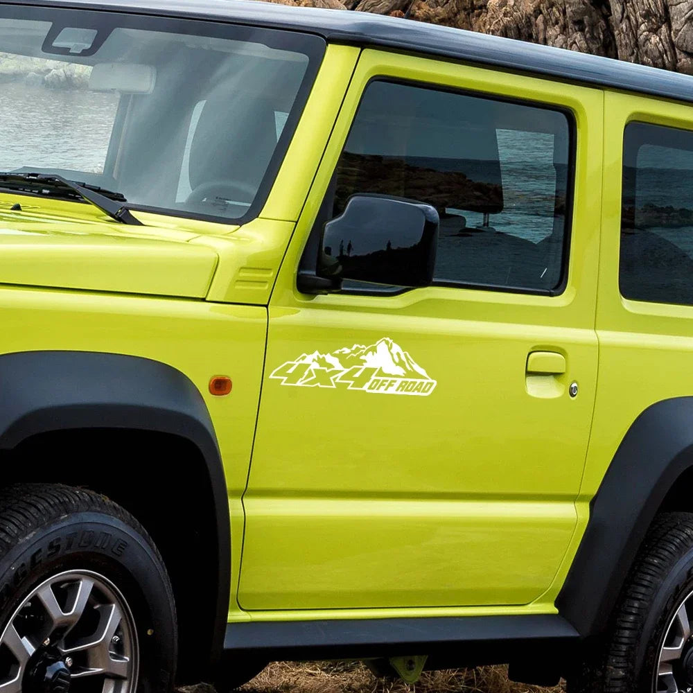 4x4 Off Road Dağ Macerası Sticker 21x7 Cm|Sticker Master