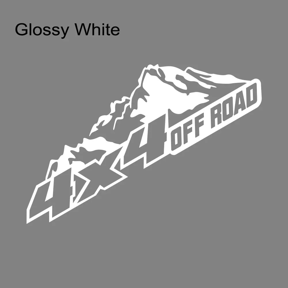 4x4 Off Road Dağ Macerası Sticker 21x7 Cm|Sticker Master