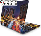 Şehir Işıkları Laptop Sticker Kaplama | Sticker Master