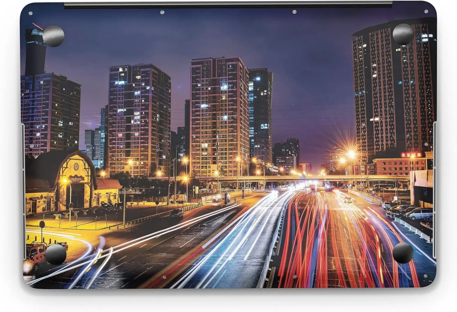 Sticker Master City Life Evrensel Sticker Dizüstü Bilgisayar Vinil Sticker Decal 12" 13" 13.3" 14" 15" 15.4" 15.6 inç Dizüstü Bilgisayar Çıkartma Koruyucu Macbook Asus Acer Hp Lenovo Huawei Dell İçin - Sticker Master