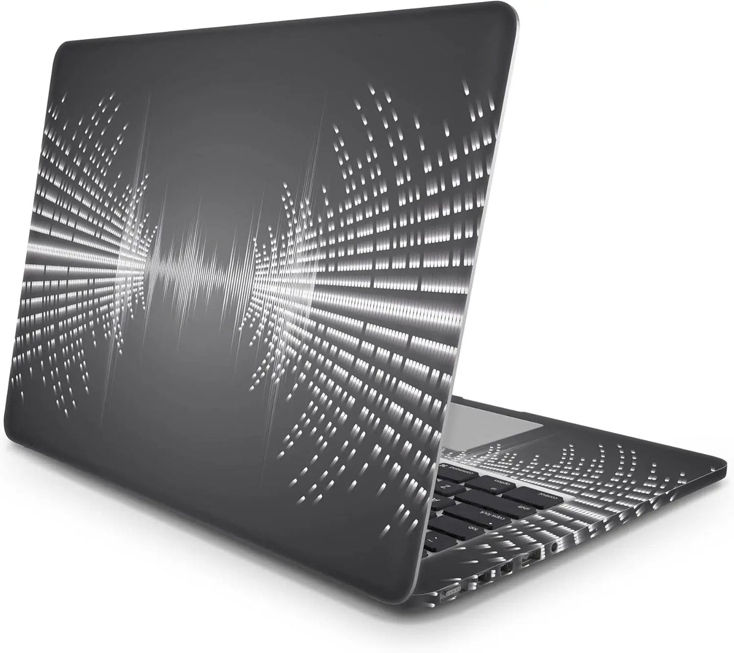 Sticker Master Sound Waves Evrensel Sticker Dizüstü Bilgisayar Vinil Sticker Decal 12" 13" 13.3" 14" 15" 15.4" 15.6 inç Dizüstü Bilgisayar Çıkartma Koruyucu Macbook Asus Acer Hp Lenovo Huawei Dell İçin - Sticker Master