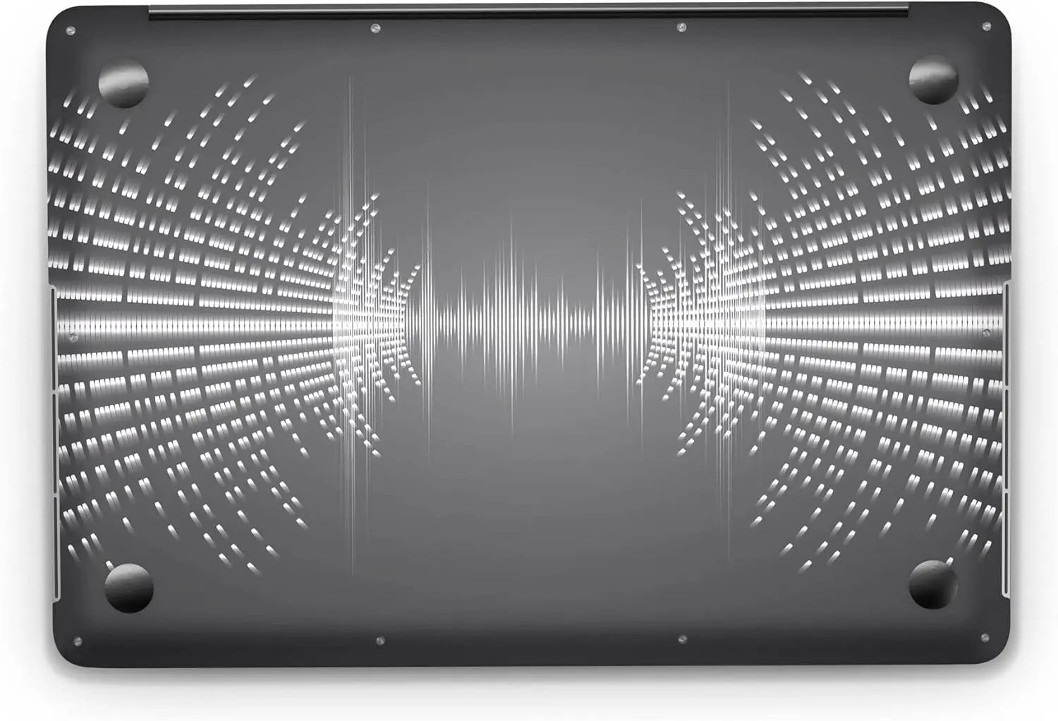 Sticker Master Sound Waves Evrensel Sticker Dizüstü Bilgisayar Vinil Sticker Decal 12" 13" 13.3" 14" 15" 15.4" 15.6 inç Dizüstü Bilgisayar Çıkartma Koruyucu Macbook Asus Acer Hp Lenovo Huawei Dell İçin - Sticker Master