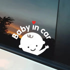 Baby in Car Sticker, Sevimli Arabada Bebek Var Uyarısı | Sticker Master