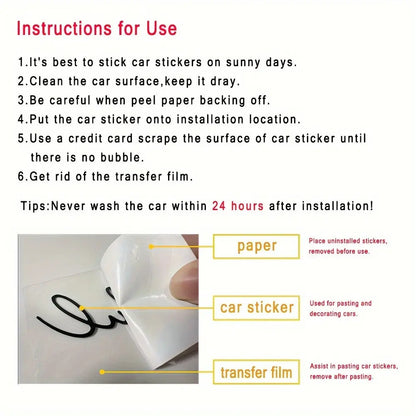 Sevimli Baby in Car Arabada Bebek Var Sticker Araç Çıkartması - Sticker Master Sticker Master