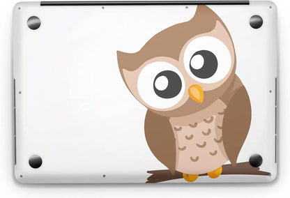 Sticker Master Cute Owl Evrensel Sticker Dizüstü Bilgisayar Vinil Sticker Decal 12" 13" 13.3" 14" 15" 15.4" 15.6 inç Dizüstü Bilgisayar Çıkartma Koruyucu Macbook Asus Acer Hp Lenovo Huawei Dell İçin - Sticker Master