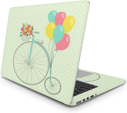 Sticker Master Unicycle And Balloons Evrensel Sticker Dizüstü Bilgisayar Vinil Sticker Decal 12" 13" 13.3" 14" 15" 15.4" 15.6 inç Dizüstü Bilgisayar Çıkartma Koruyucu Macbook Asus Acer Hp Lenovo Huawei Dell İçin - Sticker Master