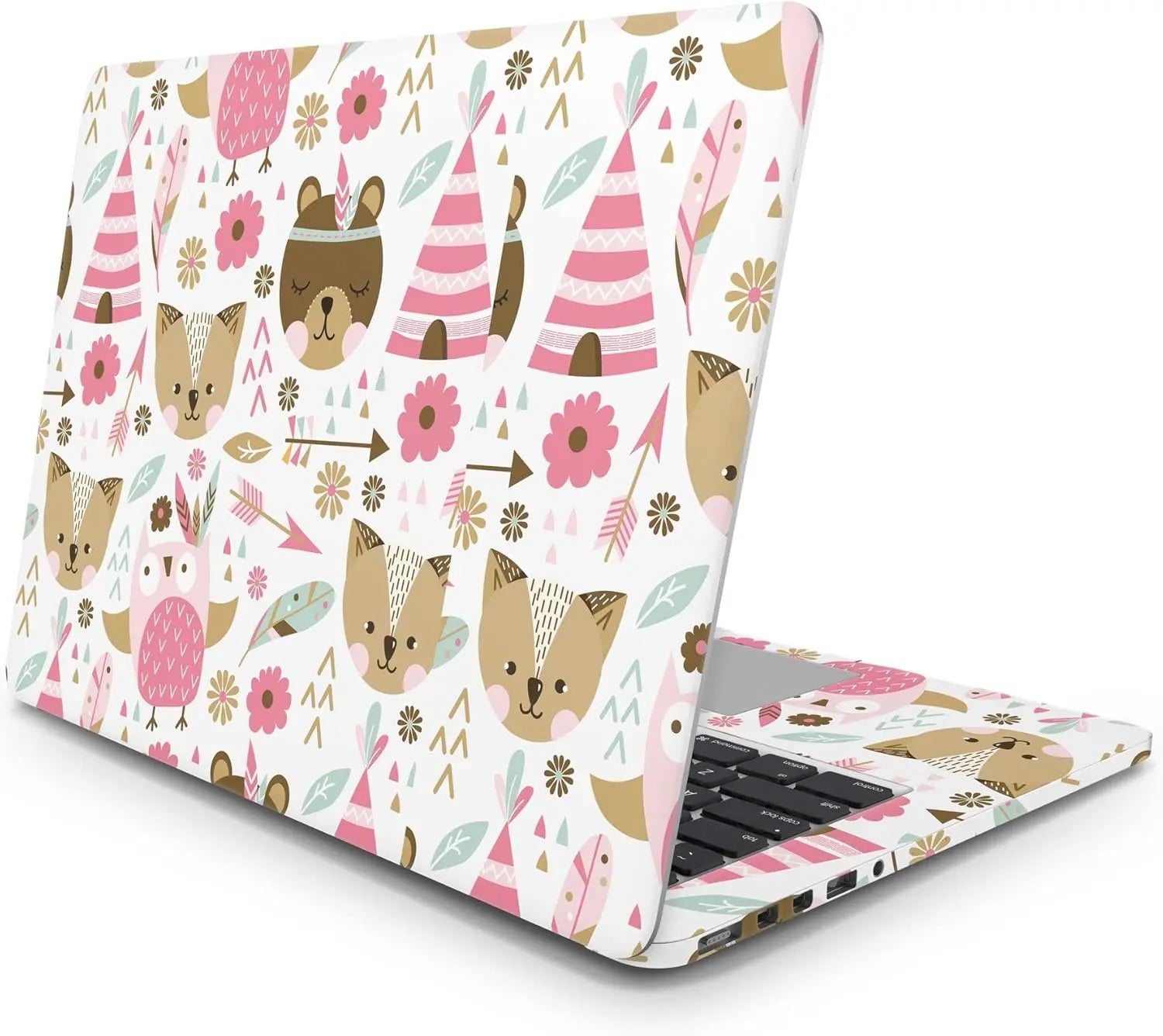 Sticker Master Pink Animal Evrensel Sticker Dizüstü Bilgisayar Vinil Sticker Decal 12" 13" 13.3" 14" 15" 15.4" 15.6 inç Dizüstü Bilgisayar Çıkartma Koruyucu Macbook Asus Acer Hp Lenovo Huawei Dell İçin - Sticker Master