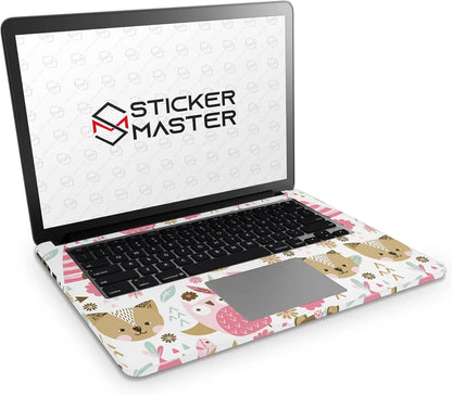 Sticker Master Pink Animal Evrensel Sticker Dizüstü Bilgisayar Vinil Sticker Decal 12" 13" 13.3" 14" 15" 15.4" 15.6 inç Dizüstü Bilgisayar Çıkartma Koruyucu Macbook Asus Acer Hp Lenovo Huawei Dell İçin - Sticker Master