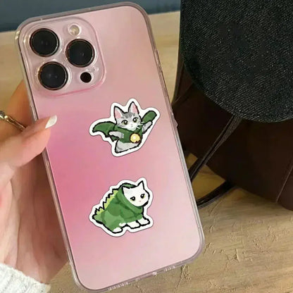 50’li Sevimli Su Renkli Kedi Sticker Seti | Sticker Master - Sticker Master