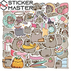 Sevimli Kedi Sticker Seti (50 Adet) | Pusheen Tarzı Çıkartmalar | Sticker Master