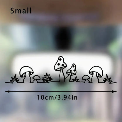 Sevimli Mantar Ayna Stickerı Araç Çıkartması - Sticker Master Sticker Master