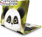 Sevimli Panda Laptop Sticker Tasarım Seti | Sticker Master