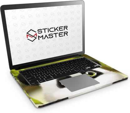 Sticker Master Panda Evrensel Sticker Dizüstü Bilgisayar Vinil Sticker Decal 12" 13" 13.3" 14" 15" 15.4" 15.6 inç Dizüstü Bilgisayar Çıkartma Koruyucu Macbook Asus Acer Hp Lenovo Huawei Dell İçin - Sticker Master