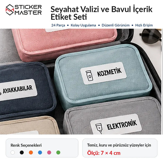 Seyahat Valizi ve Bavul Icerik Etiket Seti-mockup