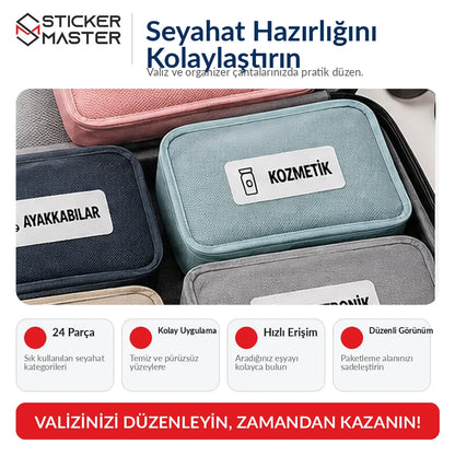 Seyahat Valizi ve Bavul Icerik Etiket Seti-promo