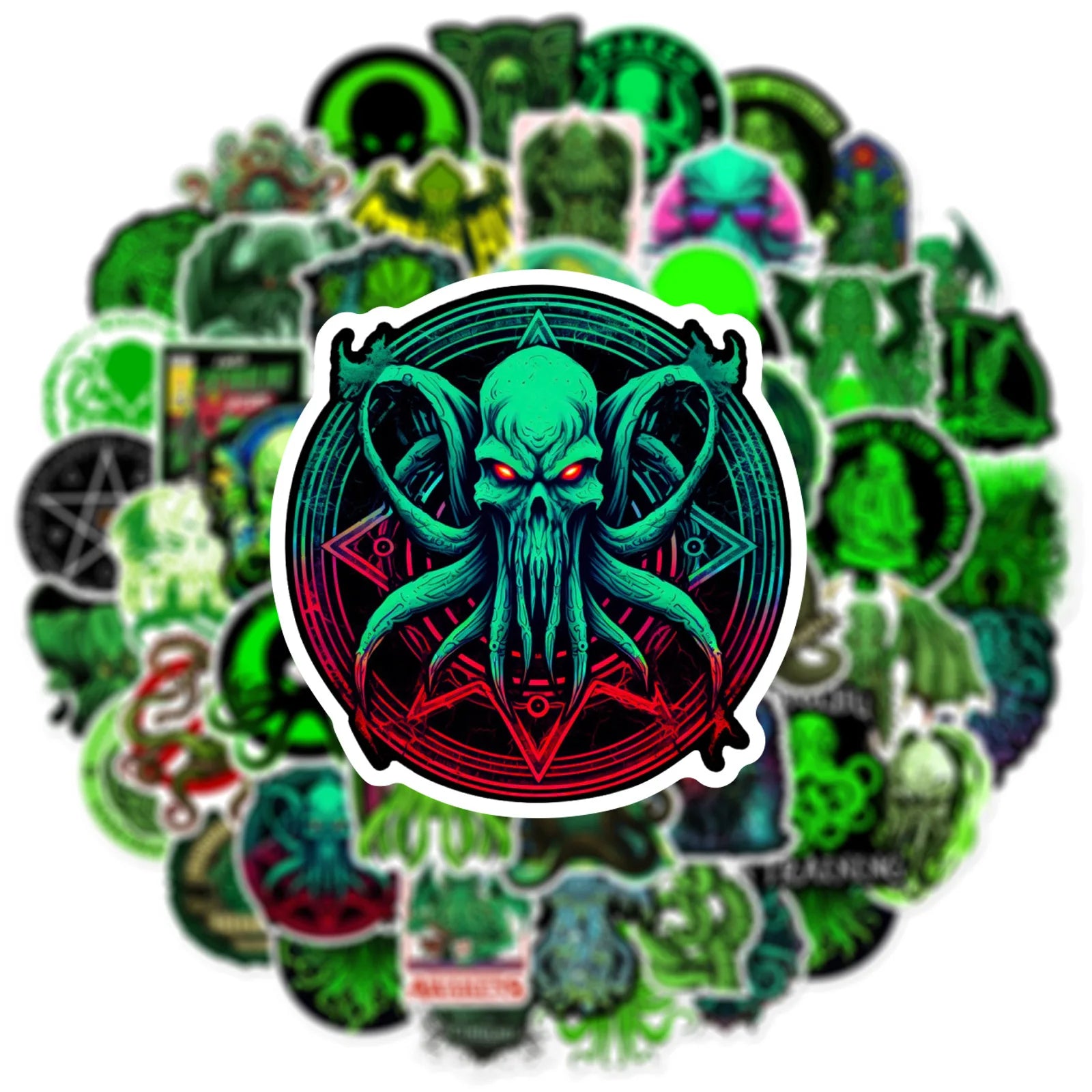 50’li Cthulhu Sticker Seti | Sticker Master