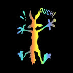 Wile E. Coyote Ouch! Komik Araba Stickerı | Sticker Master