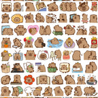 50’li Sevimli Kapibara Sticker Seti | Sticker Master