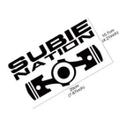 Sticker Master 20x10.7cm SUBIE Nation Car JDM Sticker Etiket Yapıştırma